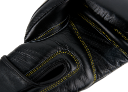 (UFC Премиальные тренировочные перчатки на липучке чёрные - 14 Oz), фото 4