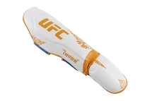 (UFC Premium True Thai Защита голени, цвет белый/голубой, размер L)