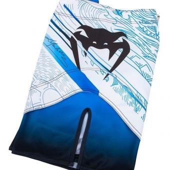 Шорты ММА Venum Lyoto Machida "Tatsu King" Fightshorts Ice/Blue, фото 2