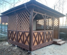 Прямоугольная беседка Малая Калифорния