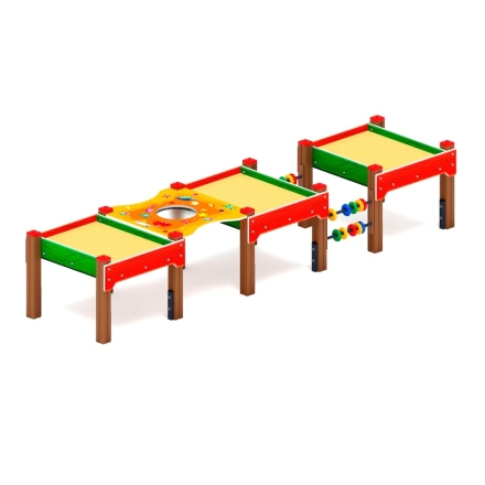 Песочница Забота тройная - ДОВ 50.01.05-01, фото 5