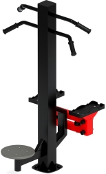 Степ+Твистер (красный) - Уличный тренажер - СТ 019-11, фото 4