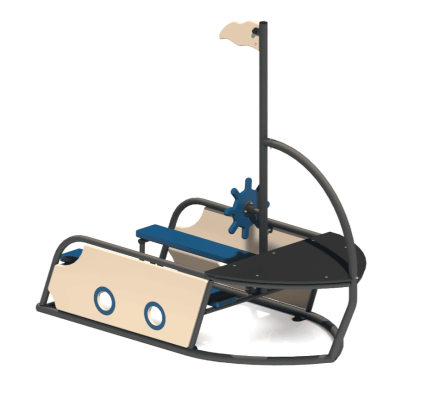 Игровой комплекс Кораблик ИО-40 для детской площадки, фото 1