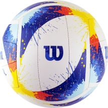 Мяч вол. &quot;Wilson AVP Splatter&quot; арт.WTH30120XB, р.5, 18 пан, композит.кожа, маш.сшивка, бело-сине-жел