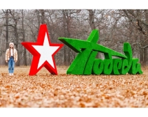 Топиари стела Победа со звездой I - газон Eco