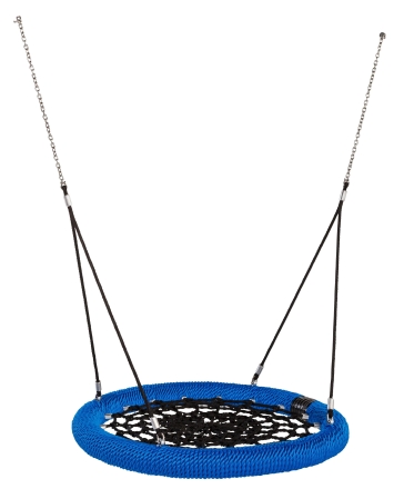 Качели-гнездо Rosette армированного каната со стойками Гнездо 100 см для детской площадки, фото 2