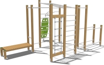 Детский спортивный комплекс Циркон СРО104.00.1 для улицы