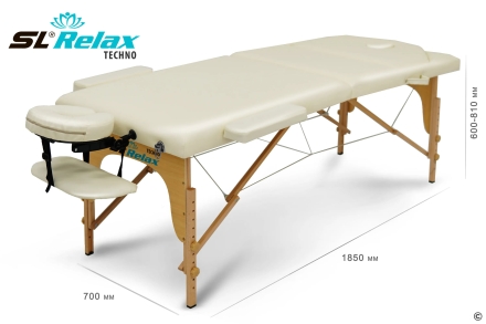 Массажный стол Techno (beige) Бежевый, фото 4