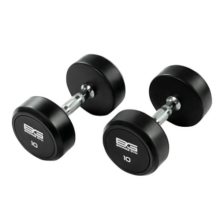 BRONZE GYM BG-PA-DB-R100 Гантель обрезиненная 10 кг, фото 1
