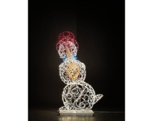 Световая фигура Снеговик-музыкант sn002 (инструмент на выбор)