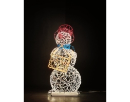 Световая фигура Снеговик-музыкант sn002 (инструмент на выбор), фото 5