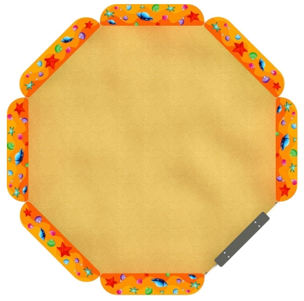 Песочница восьмигранная (Ракушки) - ИО 5.01.04-40, фото 5