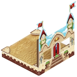 Песочница средняя с ограждением Королевство - ИО 5.15.01-01, фото 2