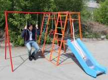 Богатырь горка нержавейка	