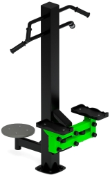 Степ+Твистер (зеленый) - Уличный тренажер - СТ 019-12, фото 1