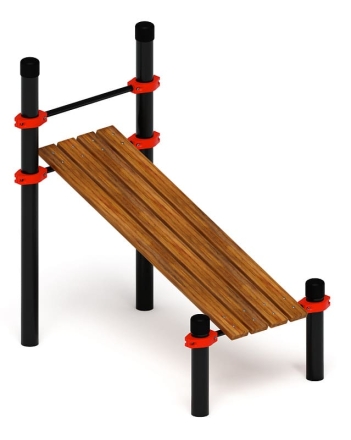 Воркаут 108 красный ВТ 12.13-01, фото 1