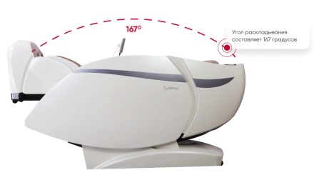 Массажное кресло с искусственным интеллектом Skyliner 3, бежевое, фото 14