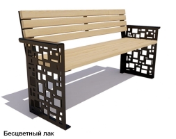 Скамейка уличная Барселона, Лиственница 2 м, фото 2