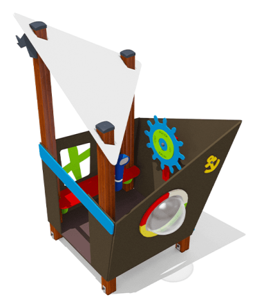 Игровой домик ВСТ 2101 для детской площадки, фото 1