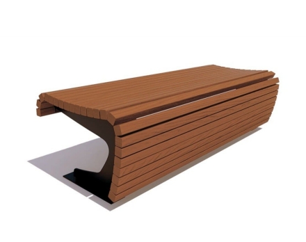 Банкетка Сквер, Сосна 2 м, фото 2