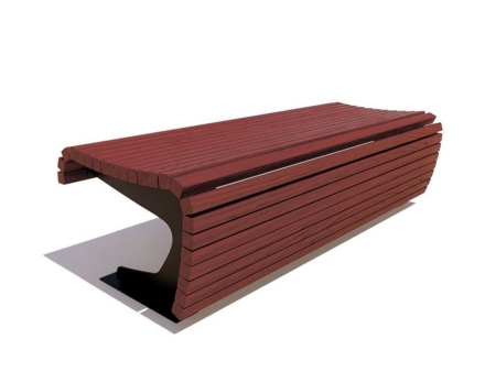 Банкетка Сквер, Сосна 2 м, фото 3