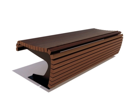 Банкетка Сквер, Сосна 2 м, фото 5