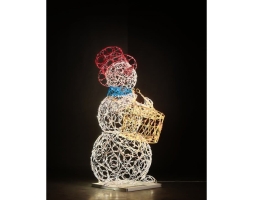 Световая фигура Снеговик-музыкант sn004 (инструмент на выбор), фото 10