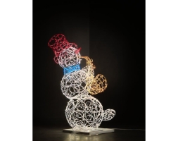 Световая фигура Снеговик-музыкант sn004 (инструмент на выбор), фото 12