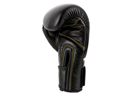 (UFC Премиальные тренировочные перчатки на липучке чёрные - 18 Oz), фото 3