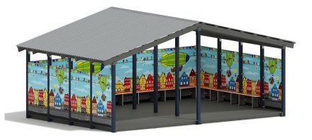 Теневой навес (Город) - МФ 70.6.4-01, фото 1