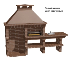 Печь Аристократ 814 Прямоугольный кирпич коричневый, фото 9