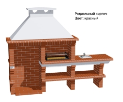 Печь Аристократ 814 Прямоугольный кирпич коричневый, фото 10
