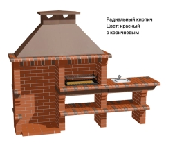 Печь Аристократ 814 Прямоугольный кирпич коричневый, фото 12