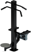 Степ+Твистер (серый) - Уличный тренажер - СТ 019-13