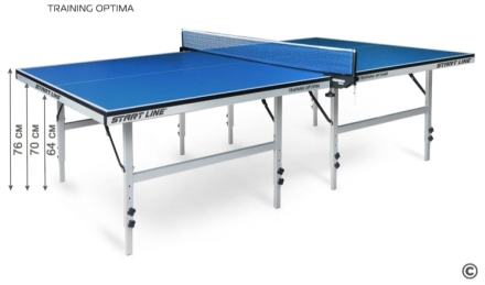 Теннисный стол Training Optima Синий, фото 2