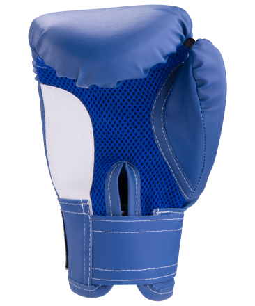Перчатки боксерские, 8oz, к/з, синие, фото 2