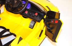Электромобиль Lamborghini Aventador SVJ (Желтый) A333MP-A, фото 10