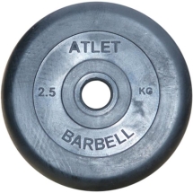 Диск обрезиненный BARBELL ATLET 25 кг / диаметр 31 мм Диск обрезиненный BARBELL ATLET 25 кг / диаметр 31 мм