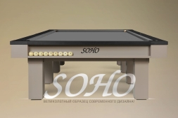 Бильярдный стол - Soho 12 Футов, Русская пирамида, Сланец 45 мм, фото 14