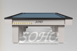 Бильярдный стол - Soho 12 Футов, Русская пирамида, Сланец 45 мм, фото 4