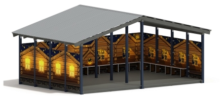 Теневой навес (Эко) - МФ 70.6.4-02, фото 1