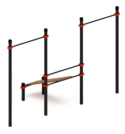 Воркаут 108 красный ВТ 12.14-01, фото 3