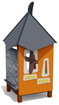 Игровой домик ВСТ 1103 для детской площадки, фото 1