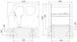 Игровой макет Машина Скорая помощь ИМ247 для детских площадок, фото 4