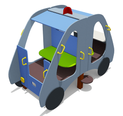 Игровой макет Автобус ДПС ВСТ 5624 для детской площадки, фото 2