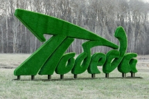 Топиари стела Победа со звездой - газон Eco+