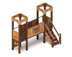 Детская игровая площадка Королевство (Картонное) ДИК 1.15.06-12 H=900, фото 4