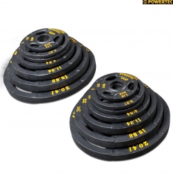 Набор олимпийских дисков для тренажеров powertec 255 LBS (116 кг), фото 2