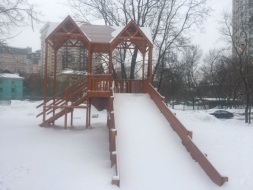 Зимняя горка Snow Fox Макси (скат 10 м), фото 4