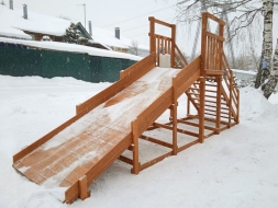 Зимняя горка Snow Fox Start (скат 4 м), фото 7